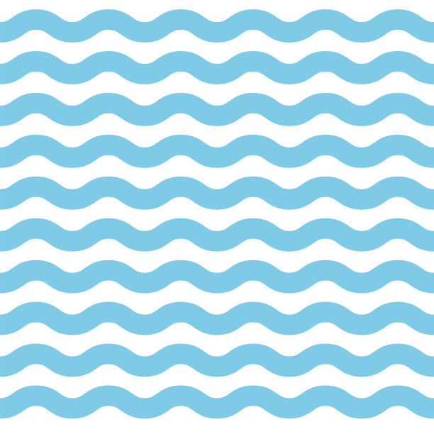 简单的蓝色波浪线背景。图片下载