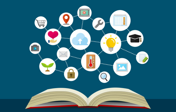 平面横幅插图知识，技术，商业和教育等。图片下载