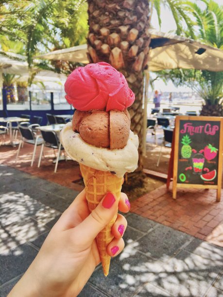 冰冷的甜点图片下载