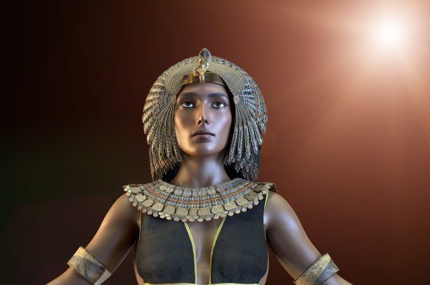 埃及艳后七世纪埃及3D渲染图片下载