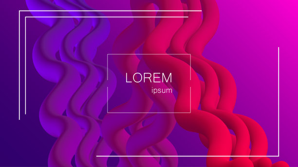 抽象的背景。鲜艳多彩的动态造型。波浪与3D效果。Eps10矢量插图的传单，旗帜，空白，业务演示。图片下载