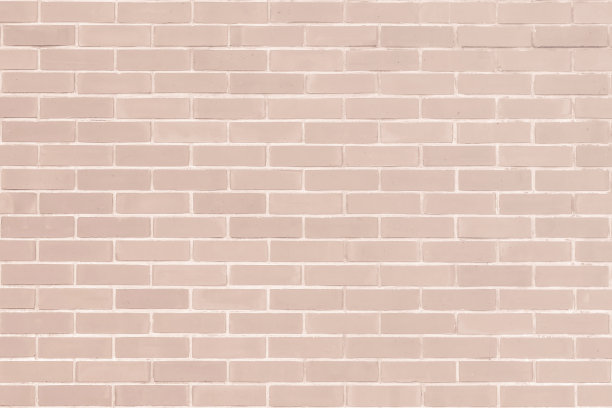 复古风格的无缝设计浅粉彩红棕色调砖墙详细的图案纹理背景图片下载