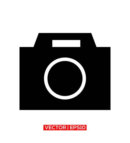 相机符号图标矢量插图。可编辑的描边和颜色。图片下载