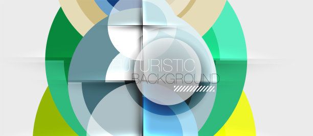 几何设计抽象背景-圆图片下载