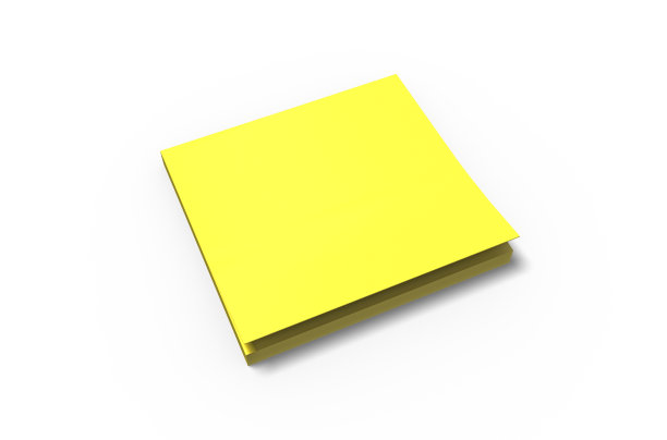 黄色便利贴图片下载