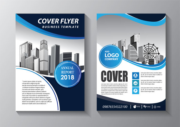 宣传册设计，封面现代布局，年度报告，海报，传单在A4彩色三角形，几何形状的技术，科学，市场与光背景素材图片