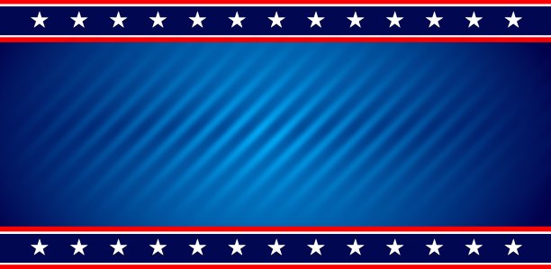 美国国旗背景插图蓝色星星图片下载