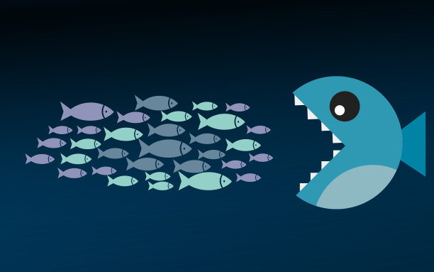 大鱼吃小鱼图片下载