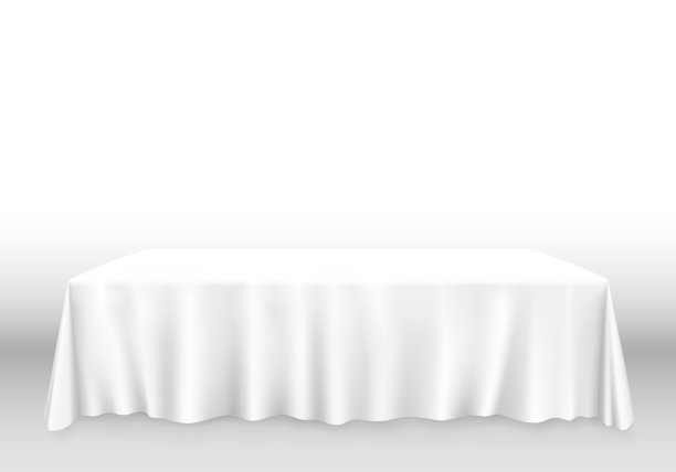 餐桌与桌布艺术旗帜。图片下载