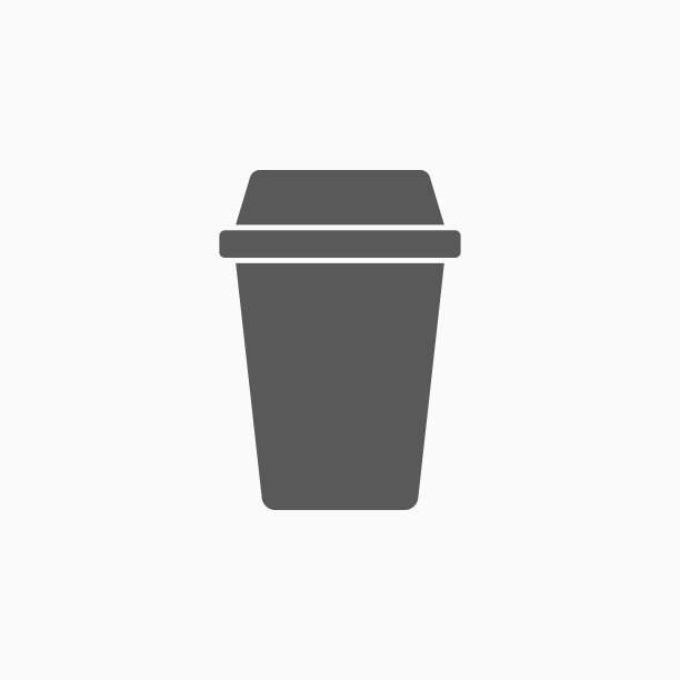 一次性咖啡杯图标图片下载