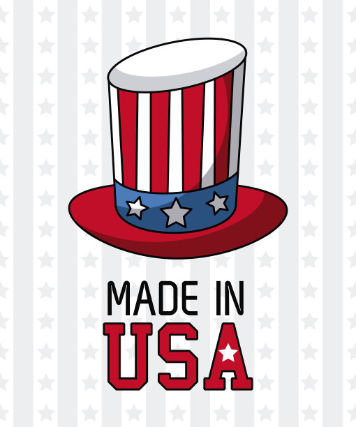 美国制造徽章图片下载