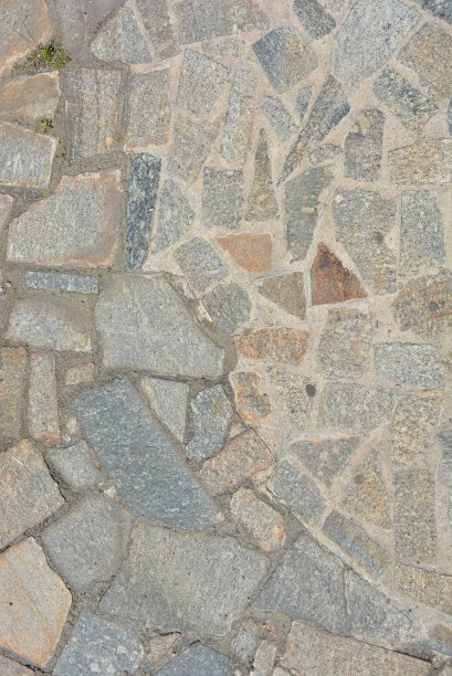 石头，花岗岩块，建筑材料与水泥。图片下载