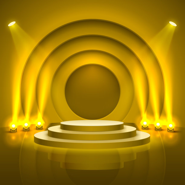 舞台领奖台现场与颁奖典礼图片下载