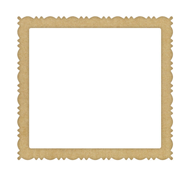 (剪切路径!)空白画框纹理孤立图片下载