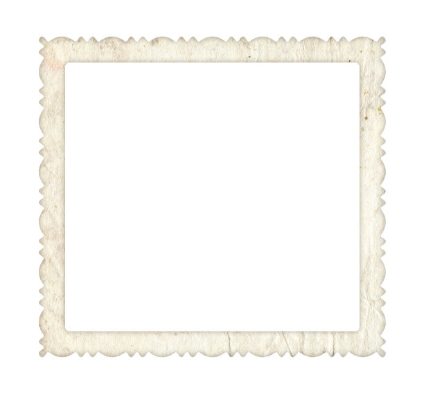 (剪切路径!)空白画框纹理孤立图片下载