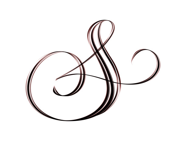 大写字母S刷字母隔离在白色背景上图片下载