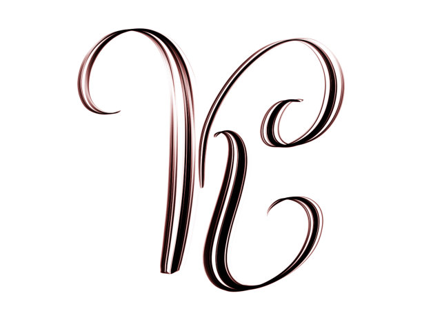 手写体字母K孤立在白色背景上图片下载