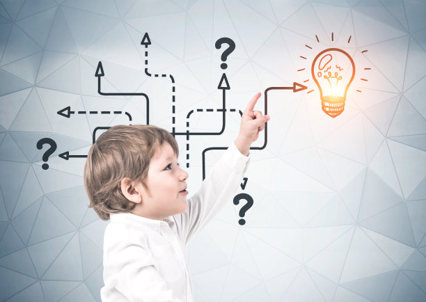 小男孩找到了解决办法图片下载