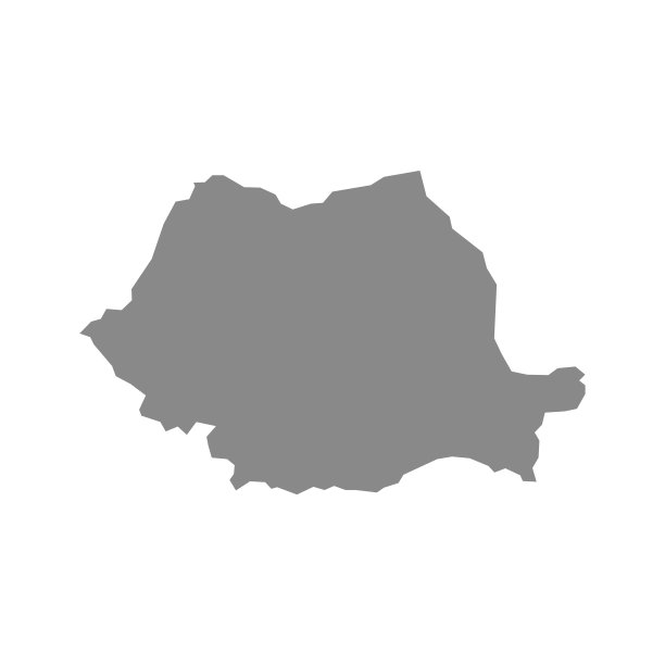 高详细矢量地图-罗马尼亚图片下载