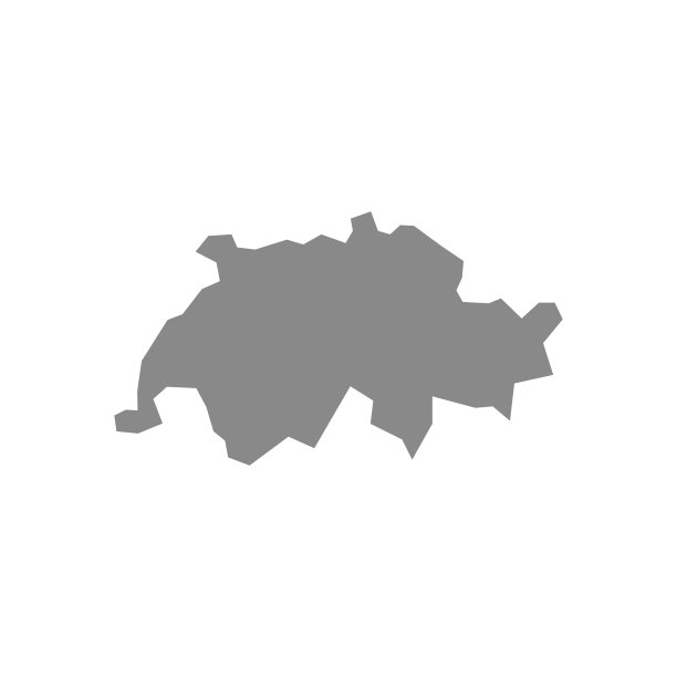 高详细矢量地图-瑞士图片下载