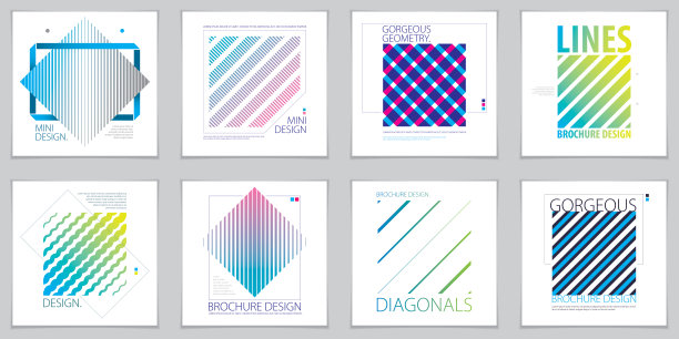 抽象最小几何设计背景为商业年度报告，书籍封面，小册子，传单或海报集。矢量几何图案抽象背景。图片下载