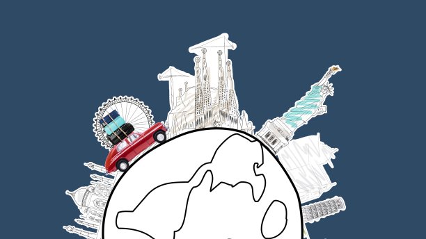 驾车旅行图片下载