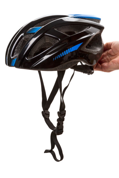 白色的自行车头盔图片下载