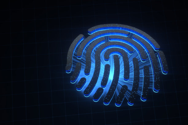 数字安全指纹图片下载