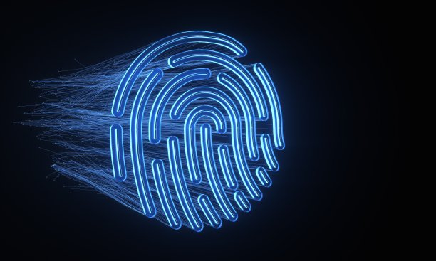 数字安全指纹图片下载