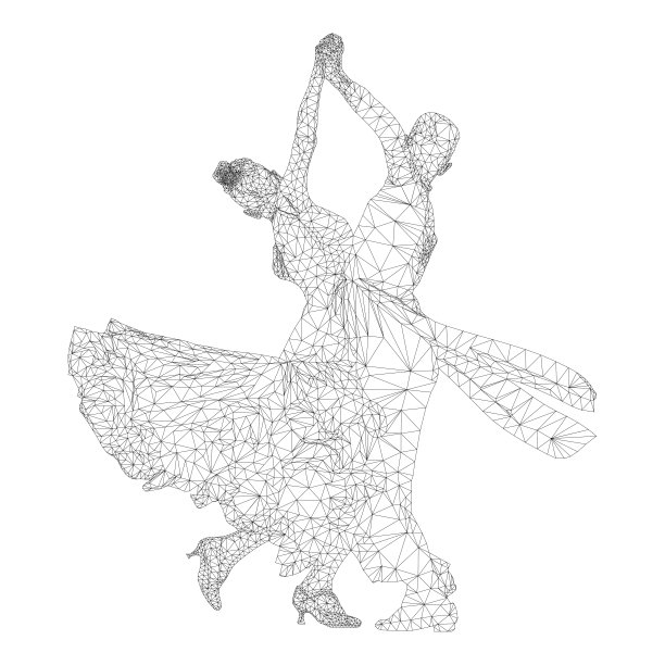 几个舞者交际舞运动图片下载