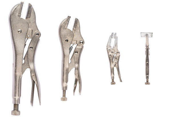 锁钳隔离在白色背景上图片下载