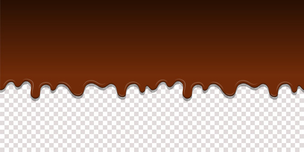无缝滴焦糖矢量设计插图孤立的背景图片下载