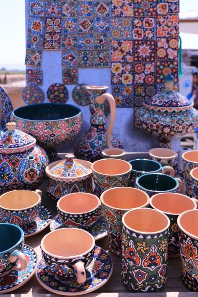 手工波斯陶器图片下载