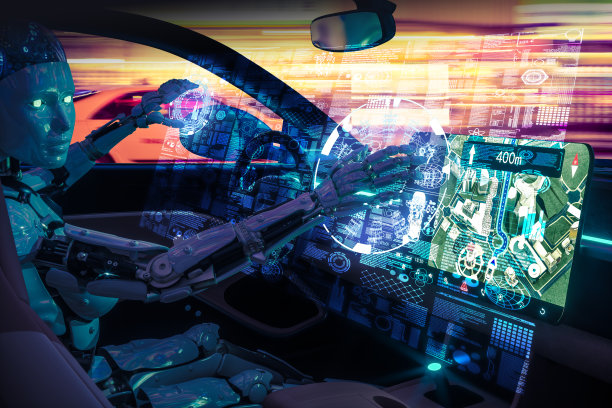 艾在城市里开车图片下载