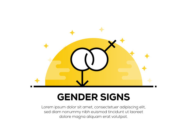 性别标志图标概念图片下载