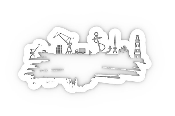 货港相对图标设置。图片下载