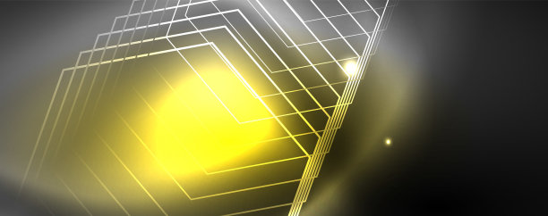 闪亮的霓虹灯技术模板。霓虹线条背景，80年代风格的激光射线图片下载