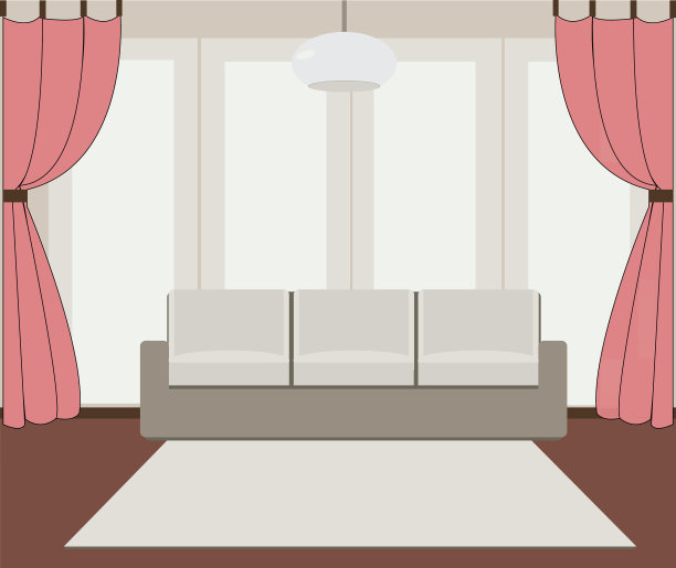 家具的向量空间素材图片