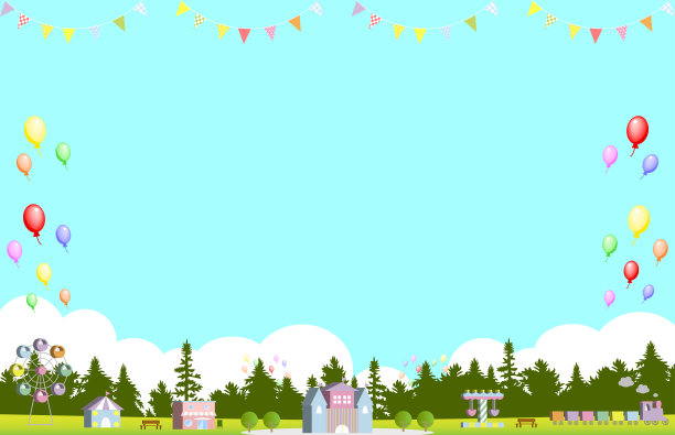 森林风景背景剪影图片下载