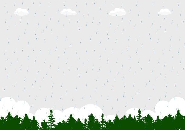 森林风景背景剪影图片下载