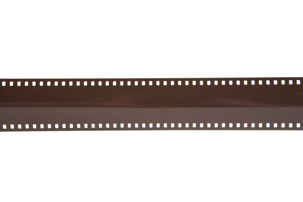 35毫米胶片上的白色背景图片下载