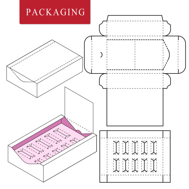 包装上的包装(PoP)。化妆品或护肤品的包装。图片下载