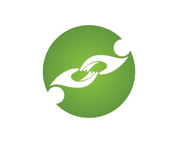 手呵护人矢量模板图片下载