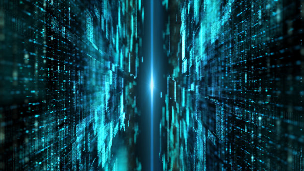 未来数字抽象矩阵粒子网格图片下载