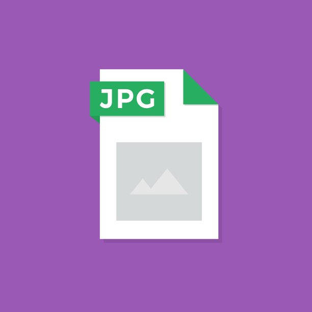 JPG文件格式平面图标。矢量插图。图片下载