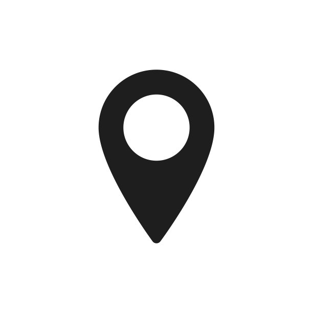 地图指针图标或图钉，白色背景导航标志图片下载