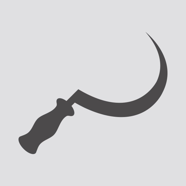 镰状图标。矢量插图。图片下载