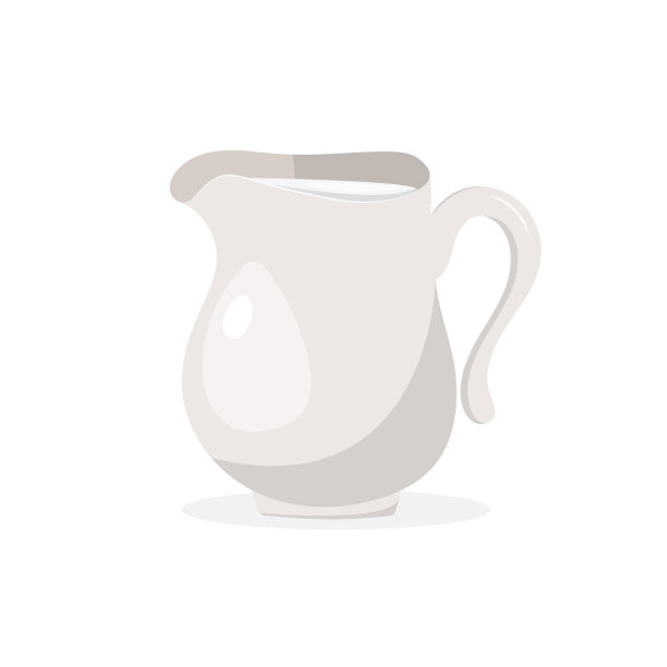 矢量罐牛奶或奶油孤立在白色背景图片下载