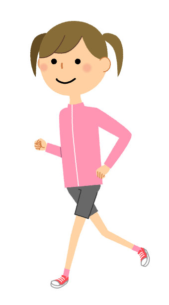 女孩,慢跑图片下载