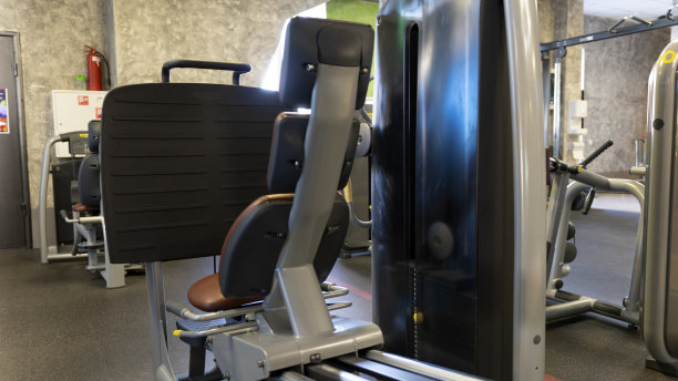 健身房里的抬腿坐垫图片下载